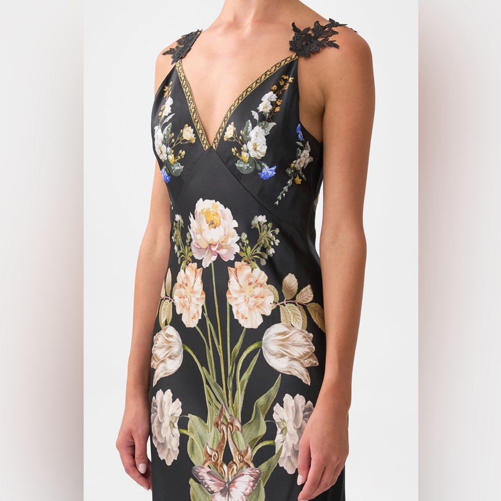 CAMILLA V Neck Full Length Bias Slip Dress
Ottoman Elegance,BRAND NEW,small,$895 - Picture 10 of 17